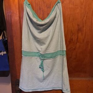 American Eagle XL strapless romper skirt